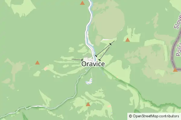 Mapa Oravice