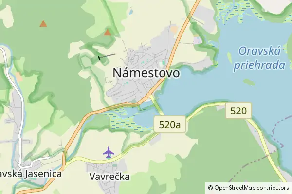 Mapa Námestovo