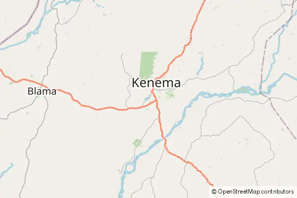 Mapa Kenema