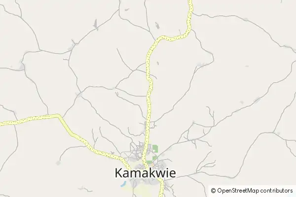 Mapa Kamakwie