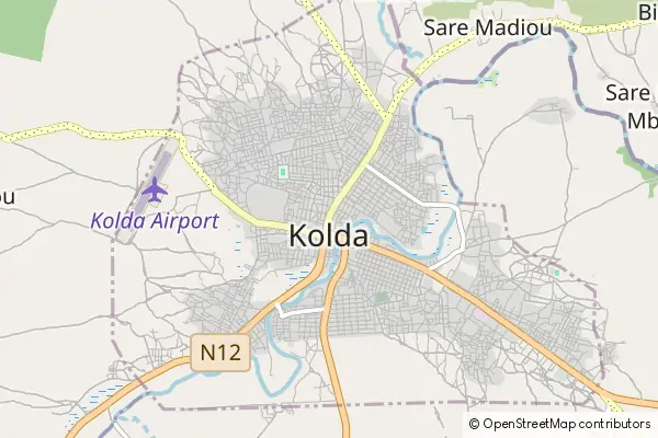 Mapa: Kolda • © OpenStreetMap contributors Mapa Kolda