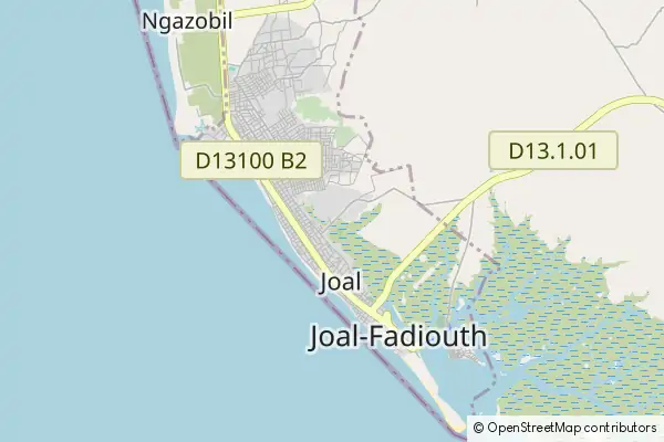 Mapa Joal Fadiouth