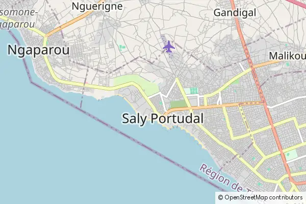 Mapa Saly