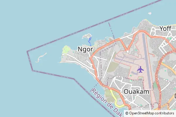 Mapa Ngor