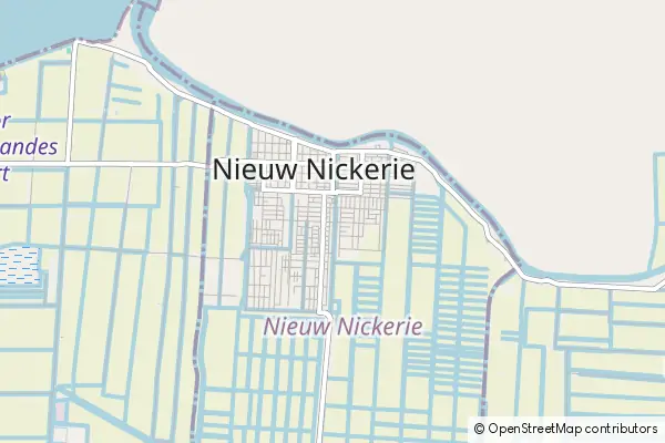 Mapa Nieuw Nickerie