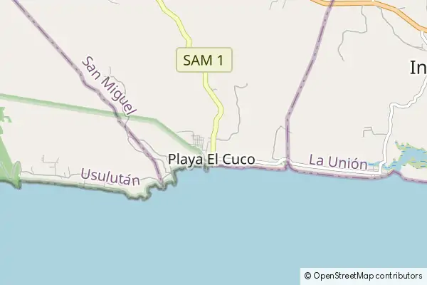 Mapa El Cuco