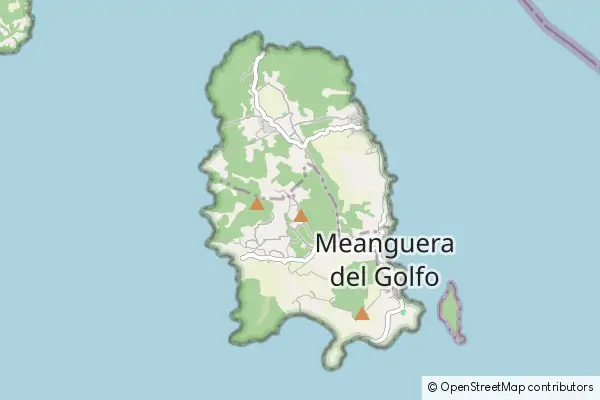 Mapa Meanguera del Golfo