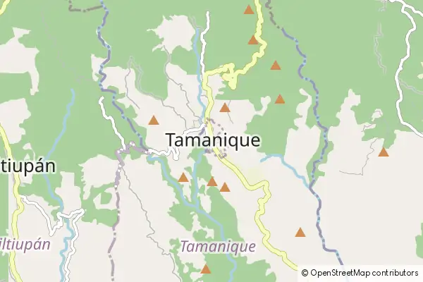 Mapa Tamanique