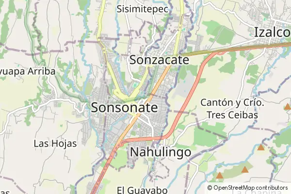 Mapa Sonsonate