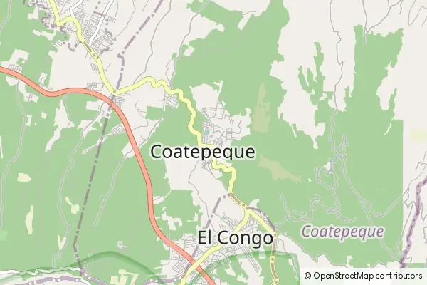 Mapa Coatepeque