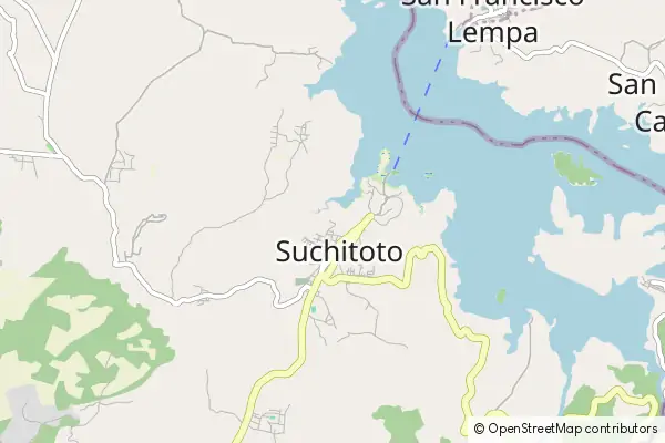 Mapa Suchitoto