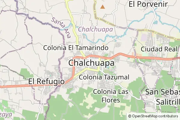 Mapa Chalchuapa