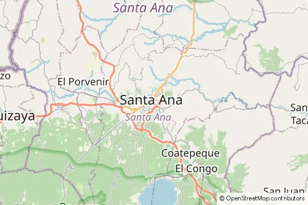 Mapa Santa Ana