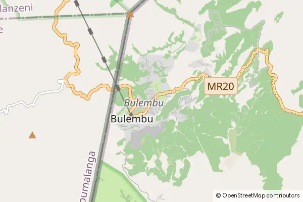 Mapa Bulembu