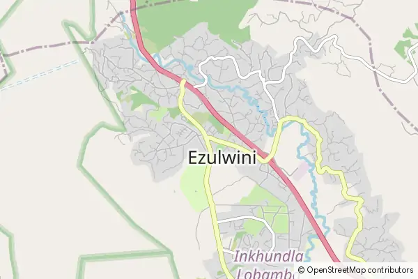 Mapa Ezulwini