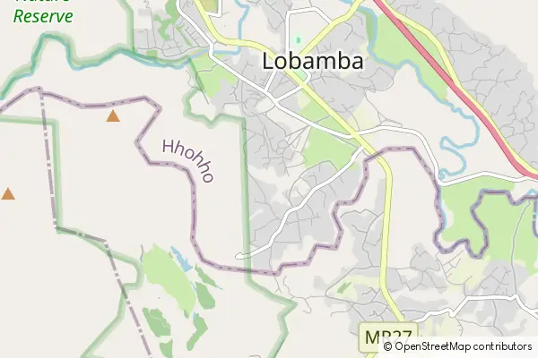 Mapa Lobamba