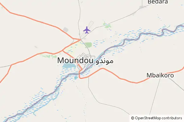 Mapa Moundou