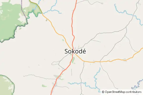 Mapa Sokodé