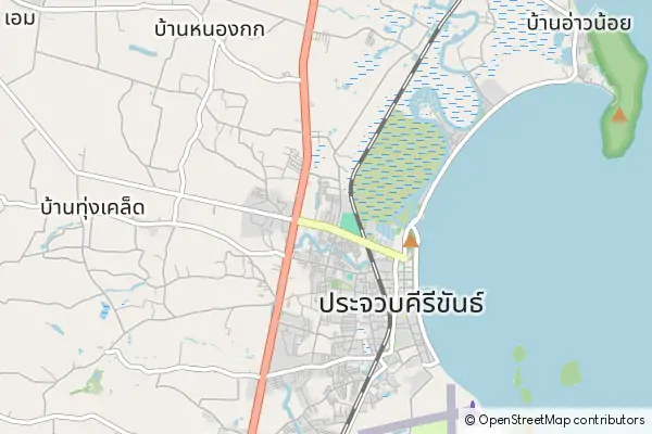 Mapa Prachuap Khiri Khan