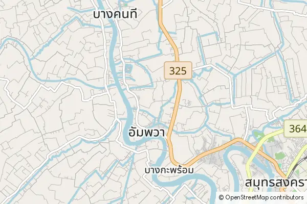 Mapa Amphawa