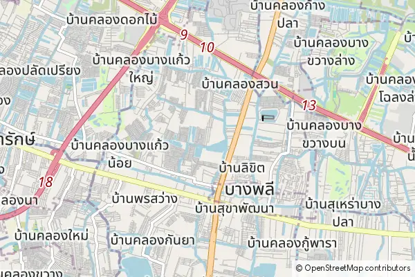 Mapa Bang Phli Yai