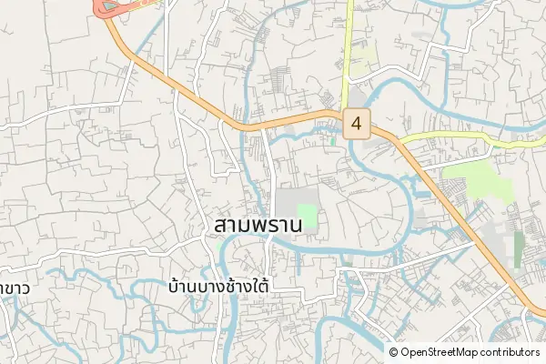 Mapa: Sam Phran • © OpenStreetMap contributors Mapa Sam Phran