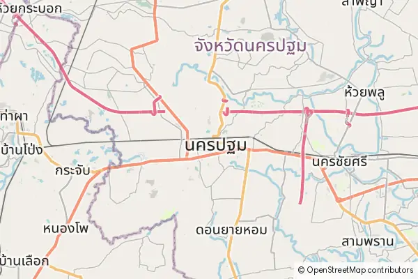 Mapa Nakhon Pathom