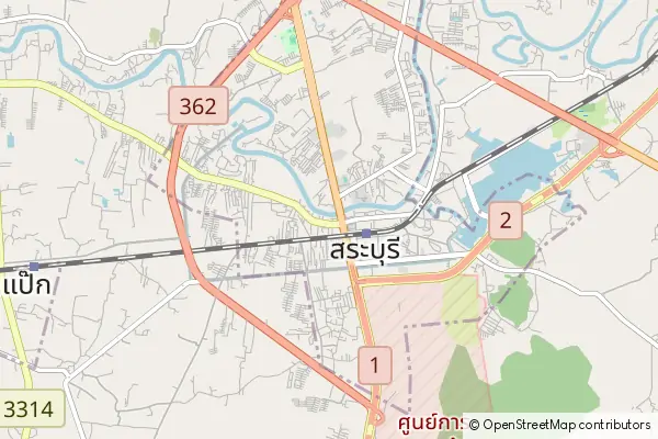 Mapa Saraburi