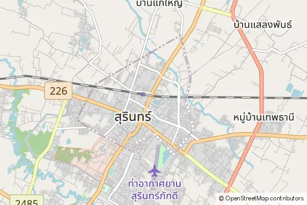 Mapa Surin