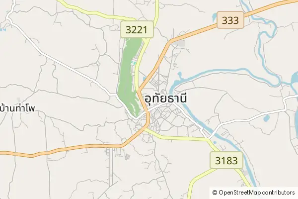 Mapa Uthai Thani City