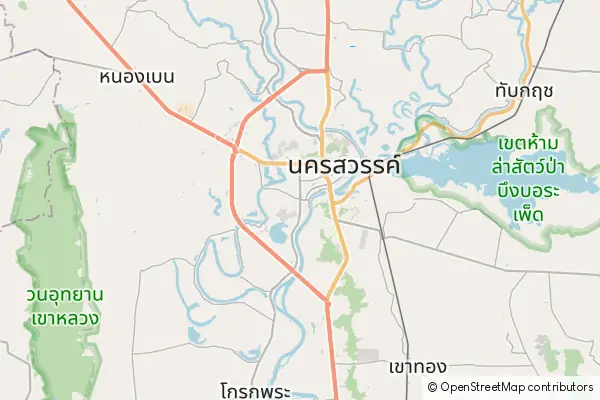 Mapa Nakhon Sawan