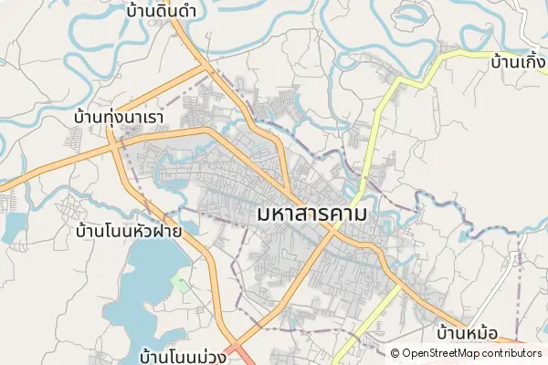 Mapa Maha Sarakham City