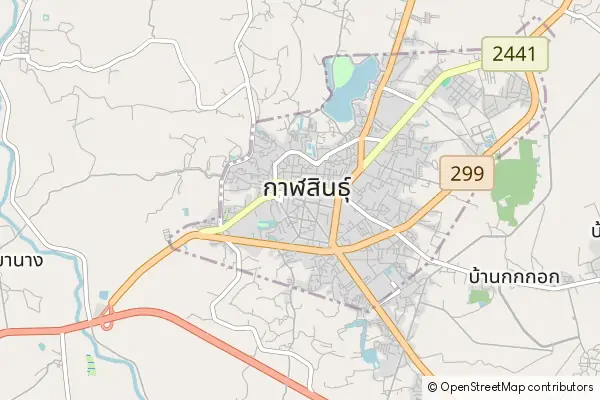 Mapa Kalasin