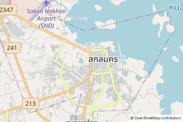Mapa Sakon Nakhon