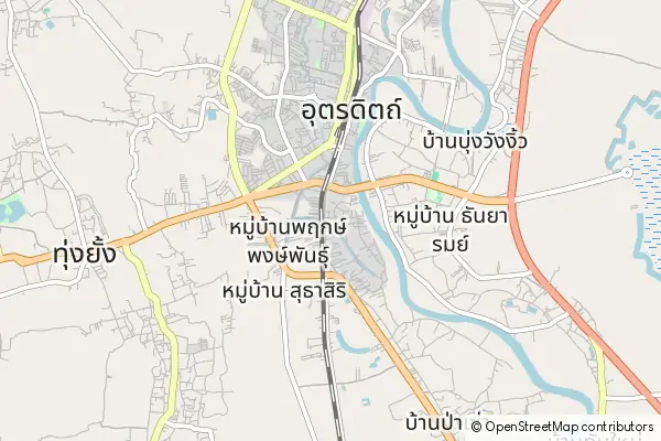 Mapa Uttaradit City