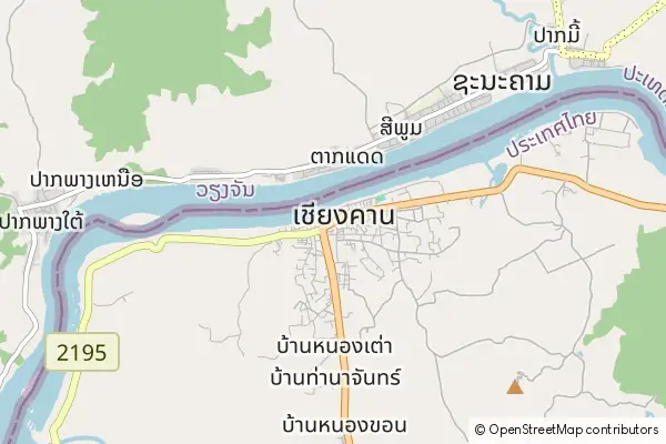 Mapa Chiang Khan