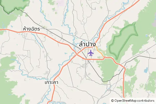 Mapa Lampang