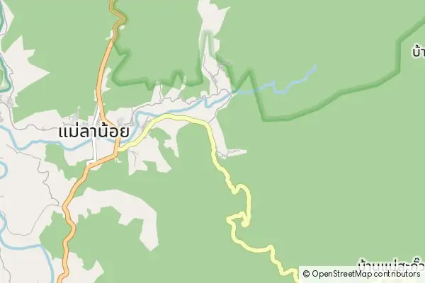 Mapa Mae La Noi