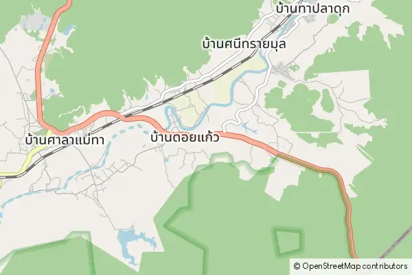 Mapa Mae Tha