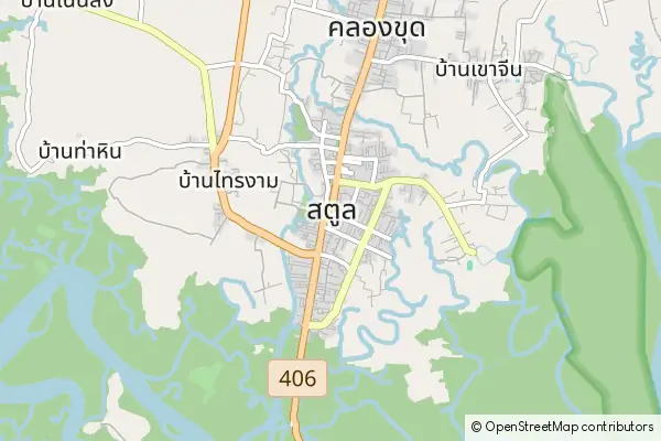 Mapa Thung Wa