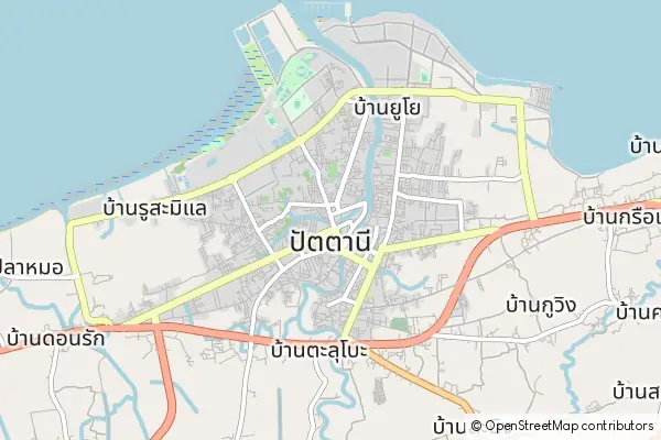 Mapa Pattani City