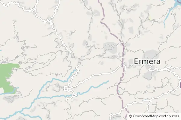 Mapa Ermera