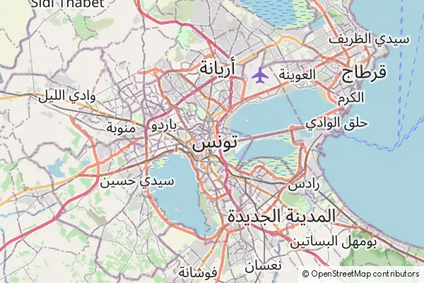 Mapa Tunis