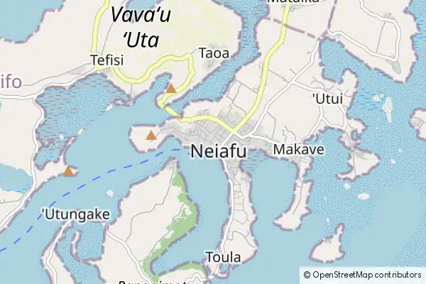 Mapa Neiafu