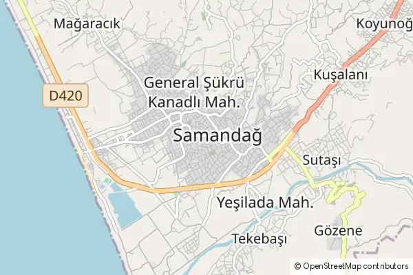 Mapa Samandağ