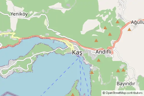 Mapa Kaş