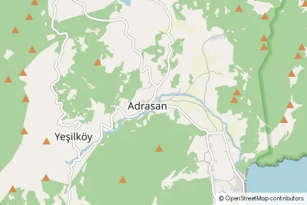 Mapa Adrasan