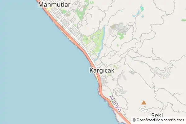 Mapa Kargicak