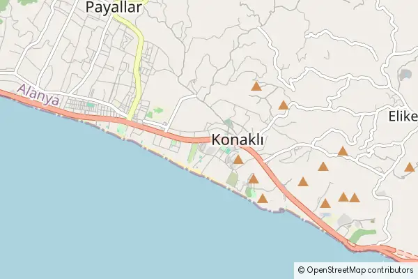 Mapa Konakli