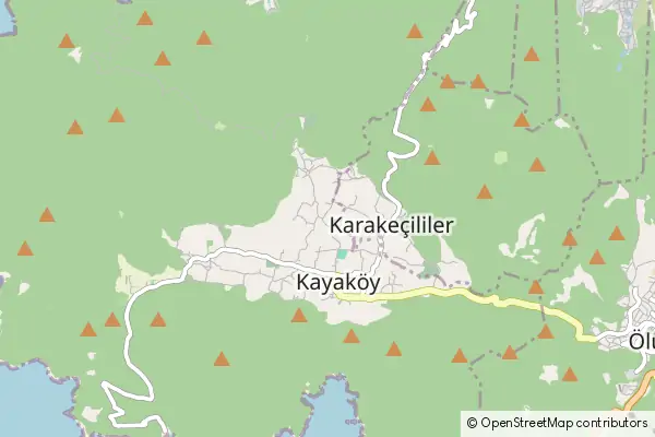 Mapa Kayaköy